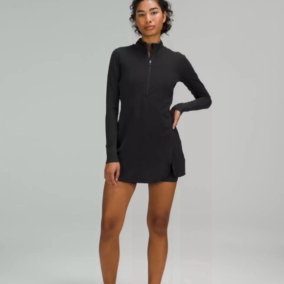 NWT Lululemon Nulux Long Sleeve Tennis Dress - Picture 1 of 12